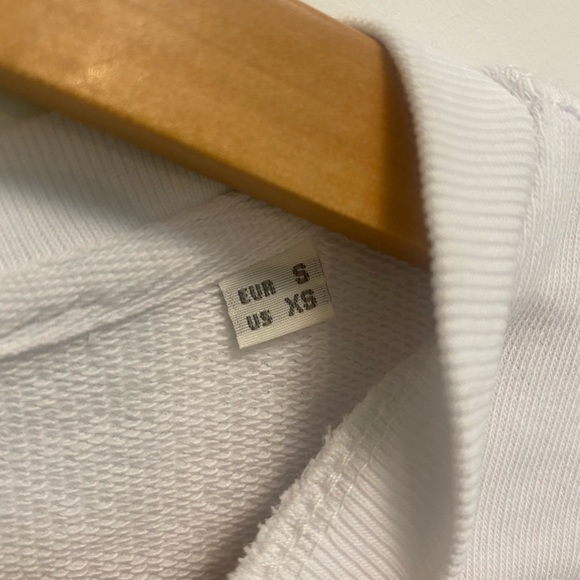 White and Red Feminist Sweatshirt - Size XS - Picture 6 of 7